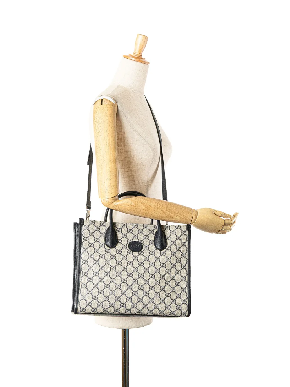 Gucci Pre-Owned 2016-2024 Small GG Supreme Interlocking G Tote satchel | Pre-Owned | Image 2