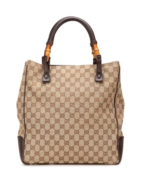 Gucci Pre-Owned 2000-2025 GG Canvas Bamboo tote bag