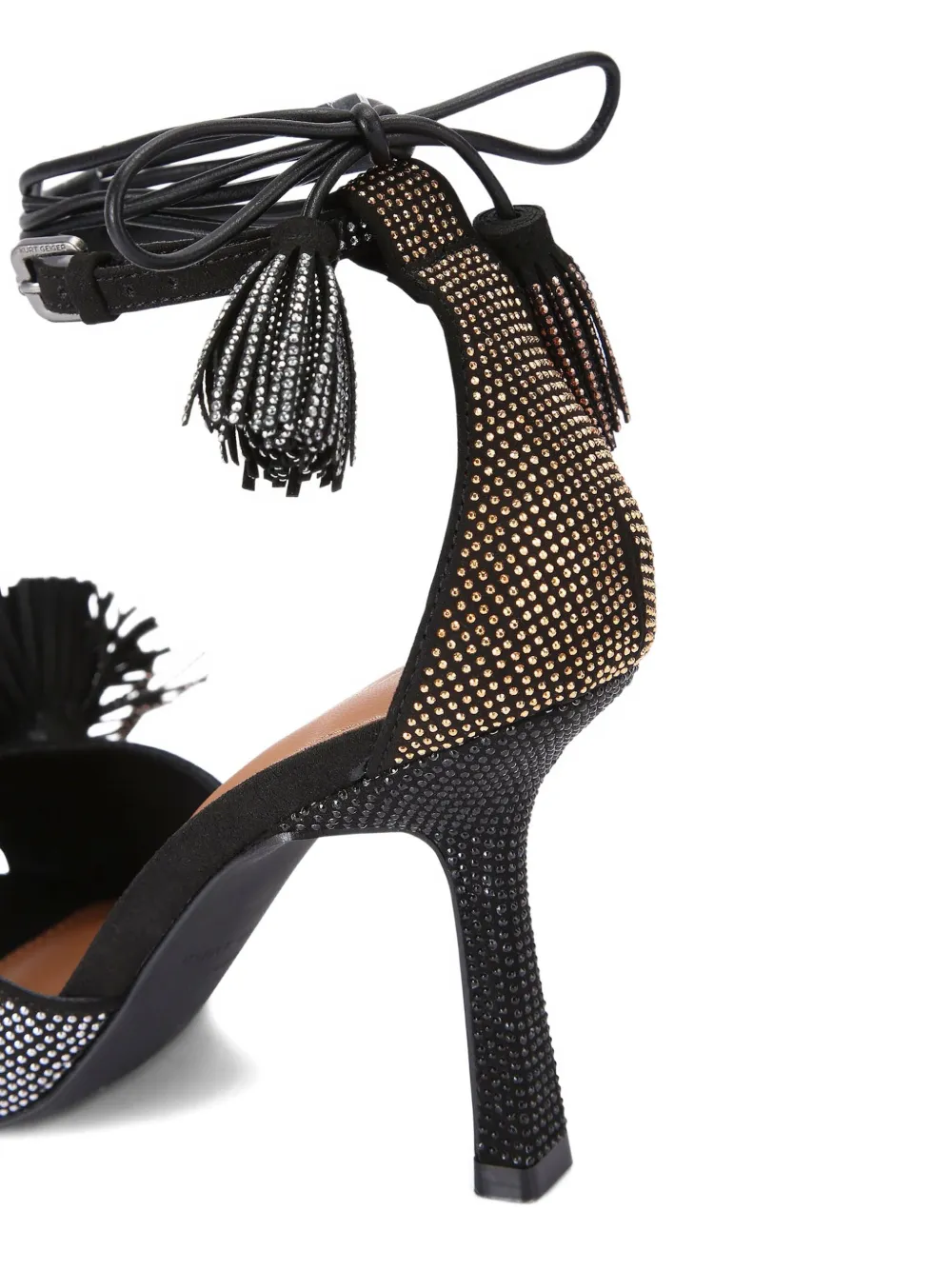 Kurt Geiger London 90 mm Pom sandalen Zwart