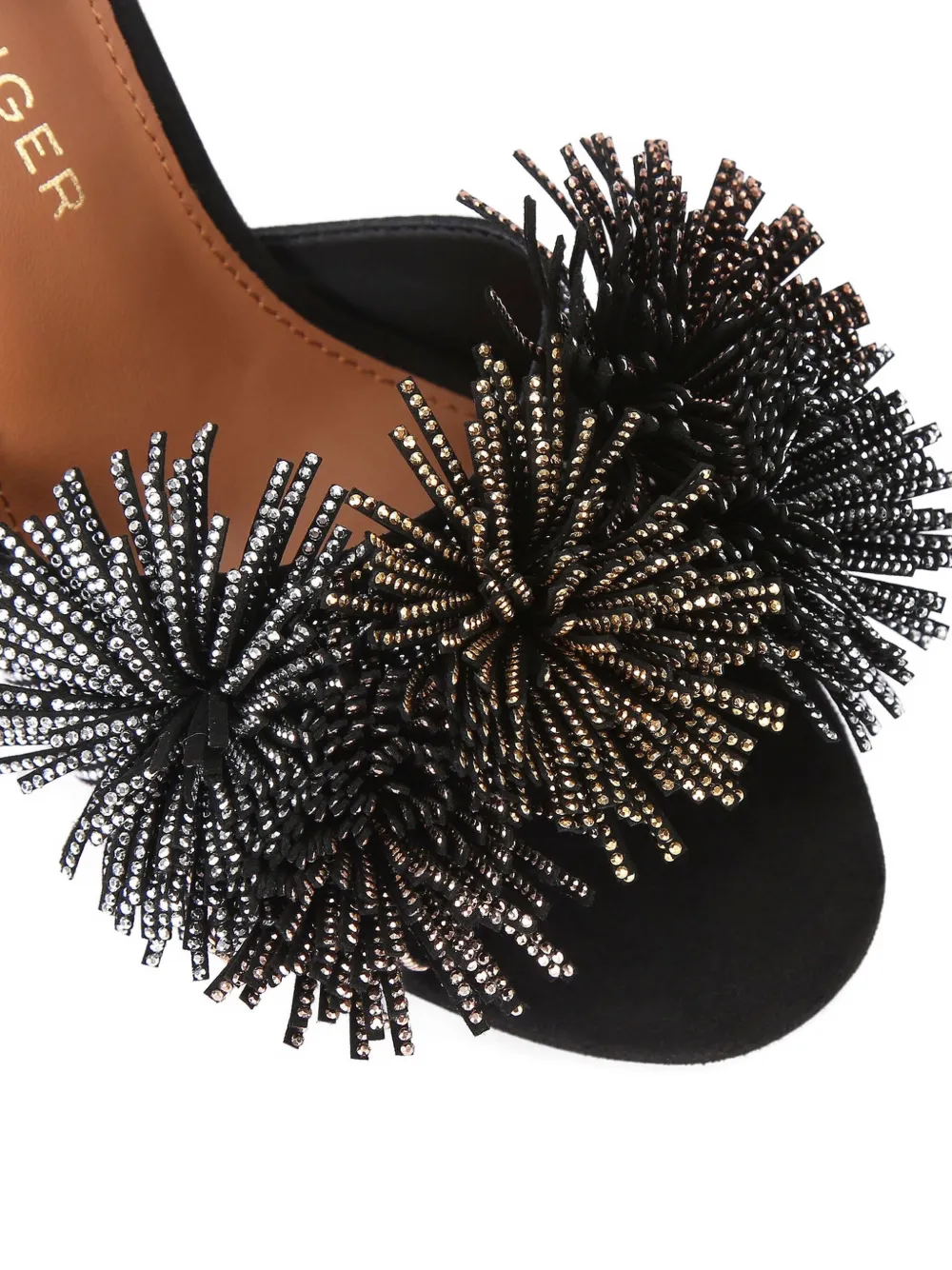 Kurt Geiger London 90 mm Pom sandalen Zwart