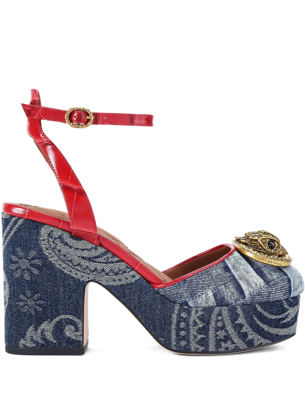 Kurt Geiger London 105mm Chelsea sandals Blue