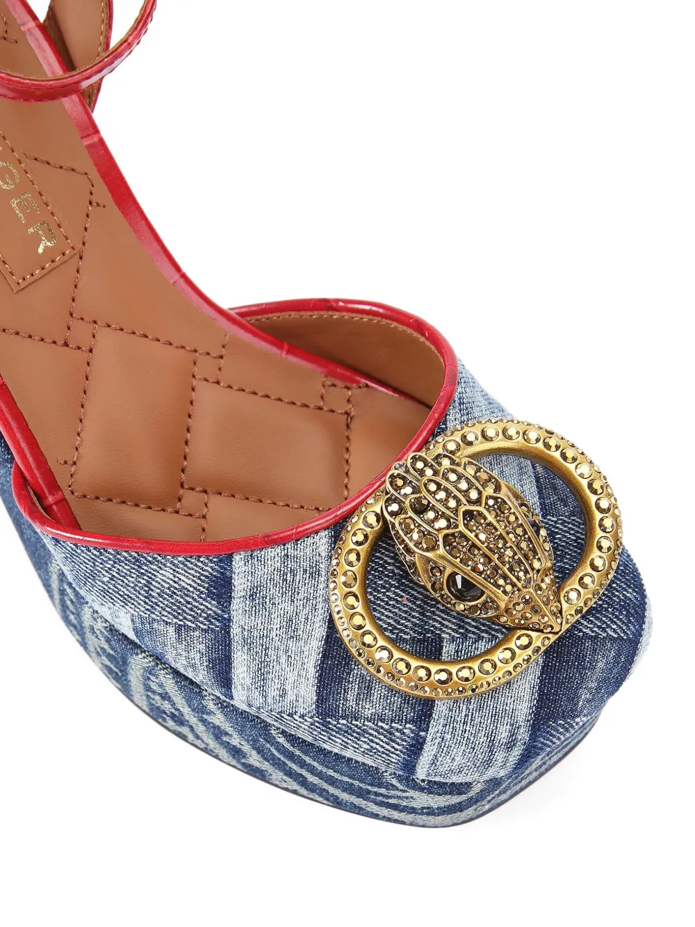 Kurt Geiger London 105 mm Chelsea sandalen Blauw