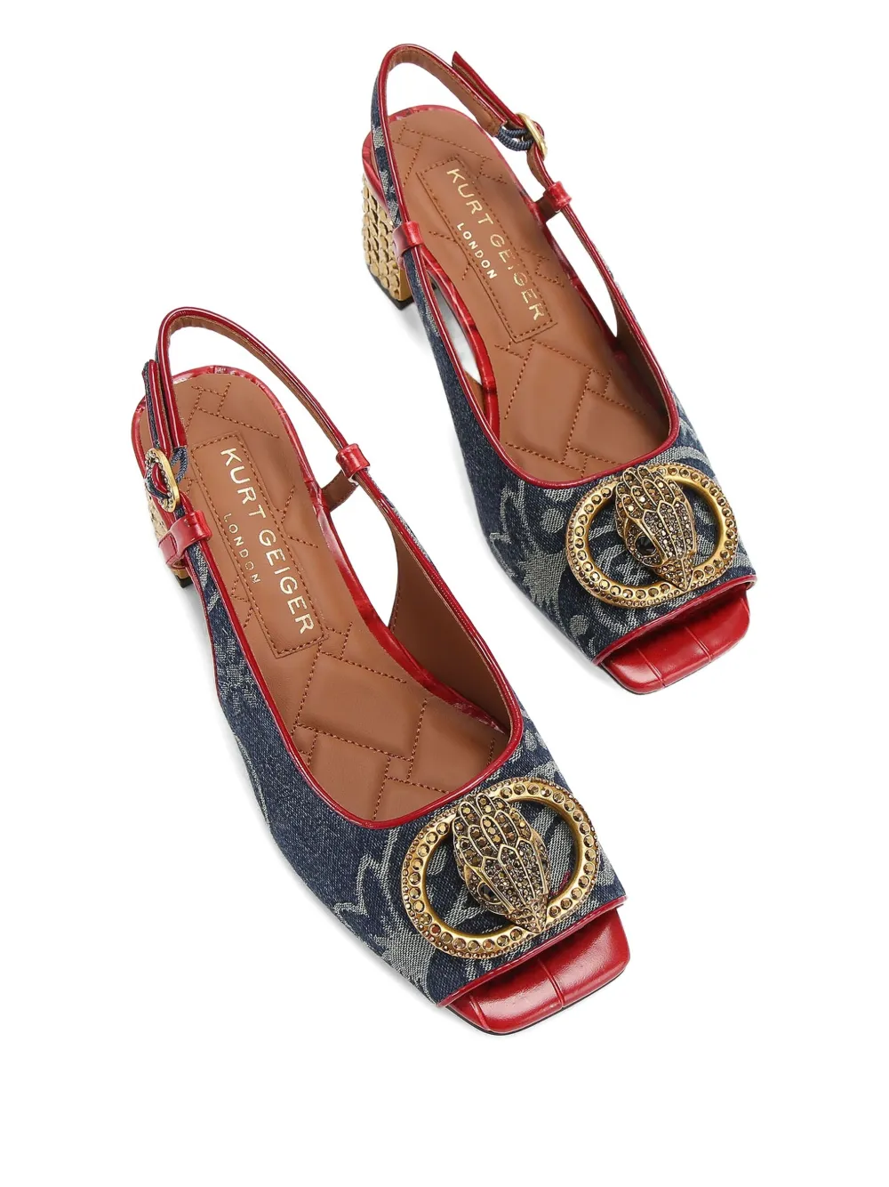 Kurt Geiger London 60 mm Chelsea sandalen Blauw