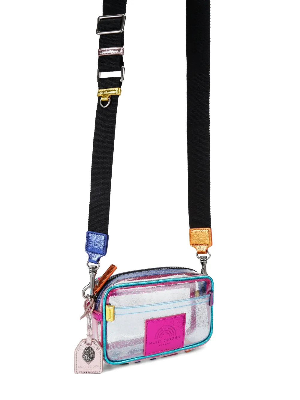 Kurt Geiger London Southbank kleine crossbodytas Wit