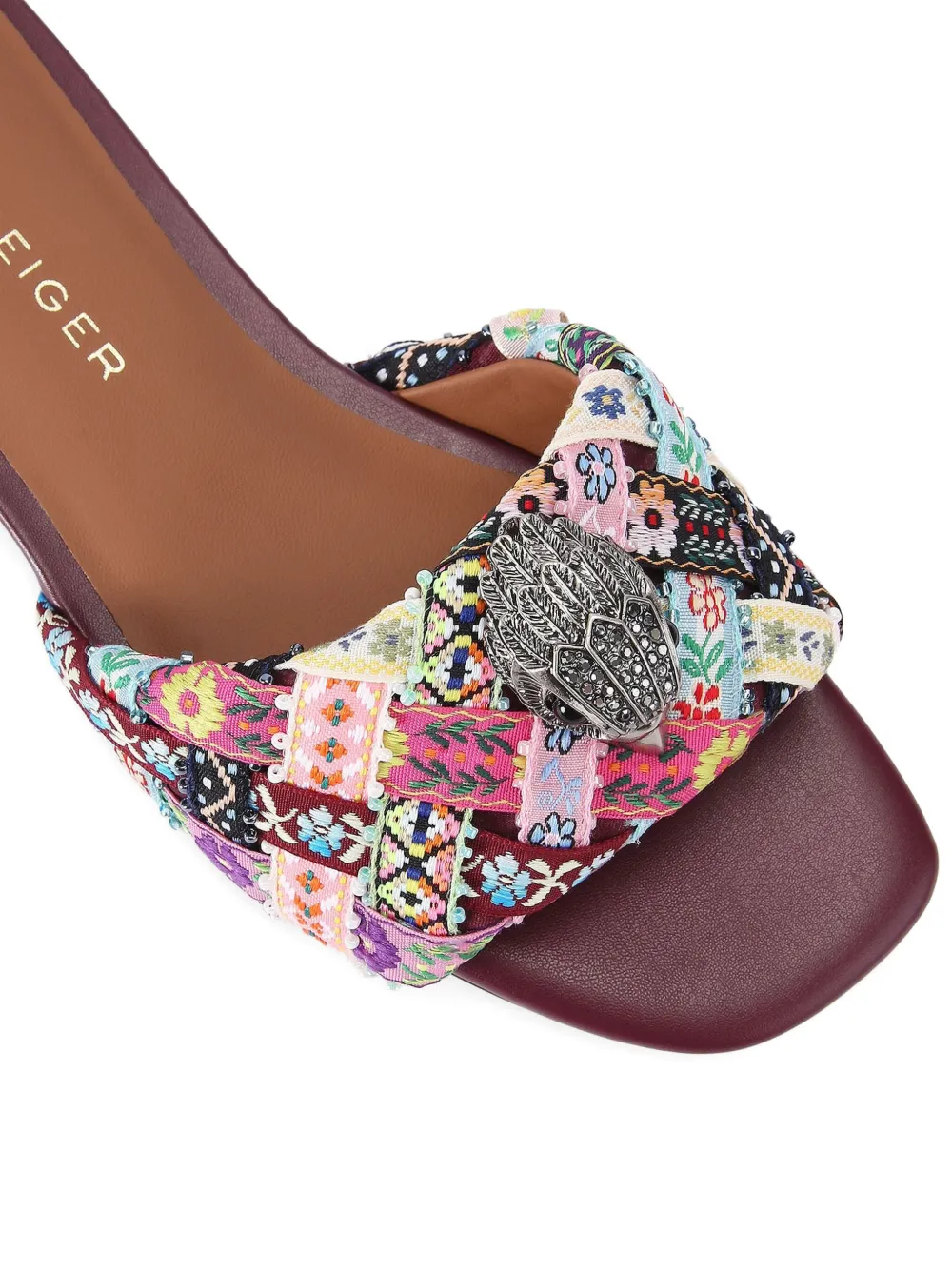 Kurt Geiger London Kensington flat sandals Pink