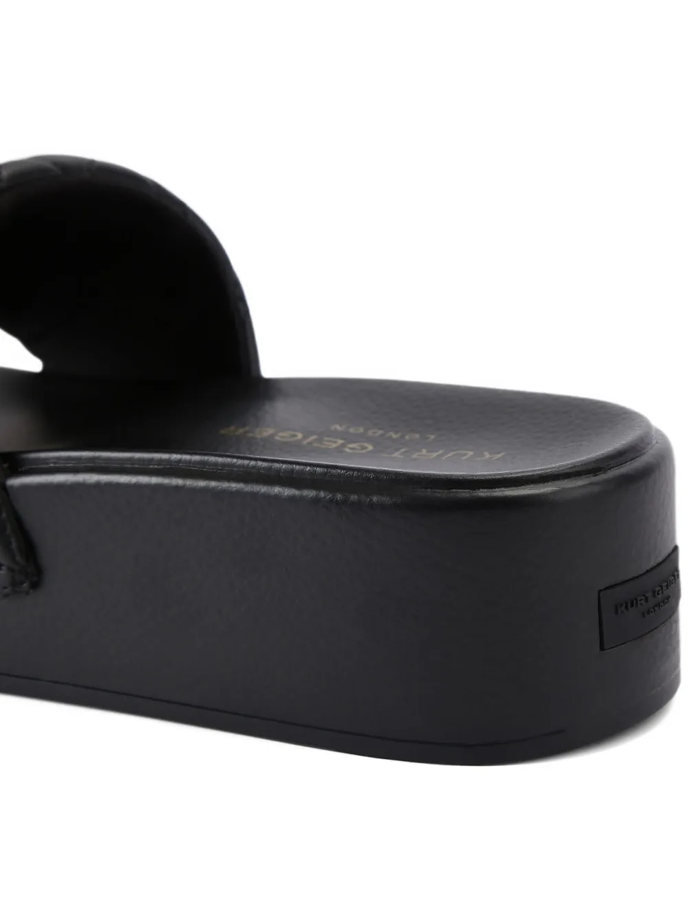 Kurt Geiger London Meena sandalen met plateauzool Zwart