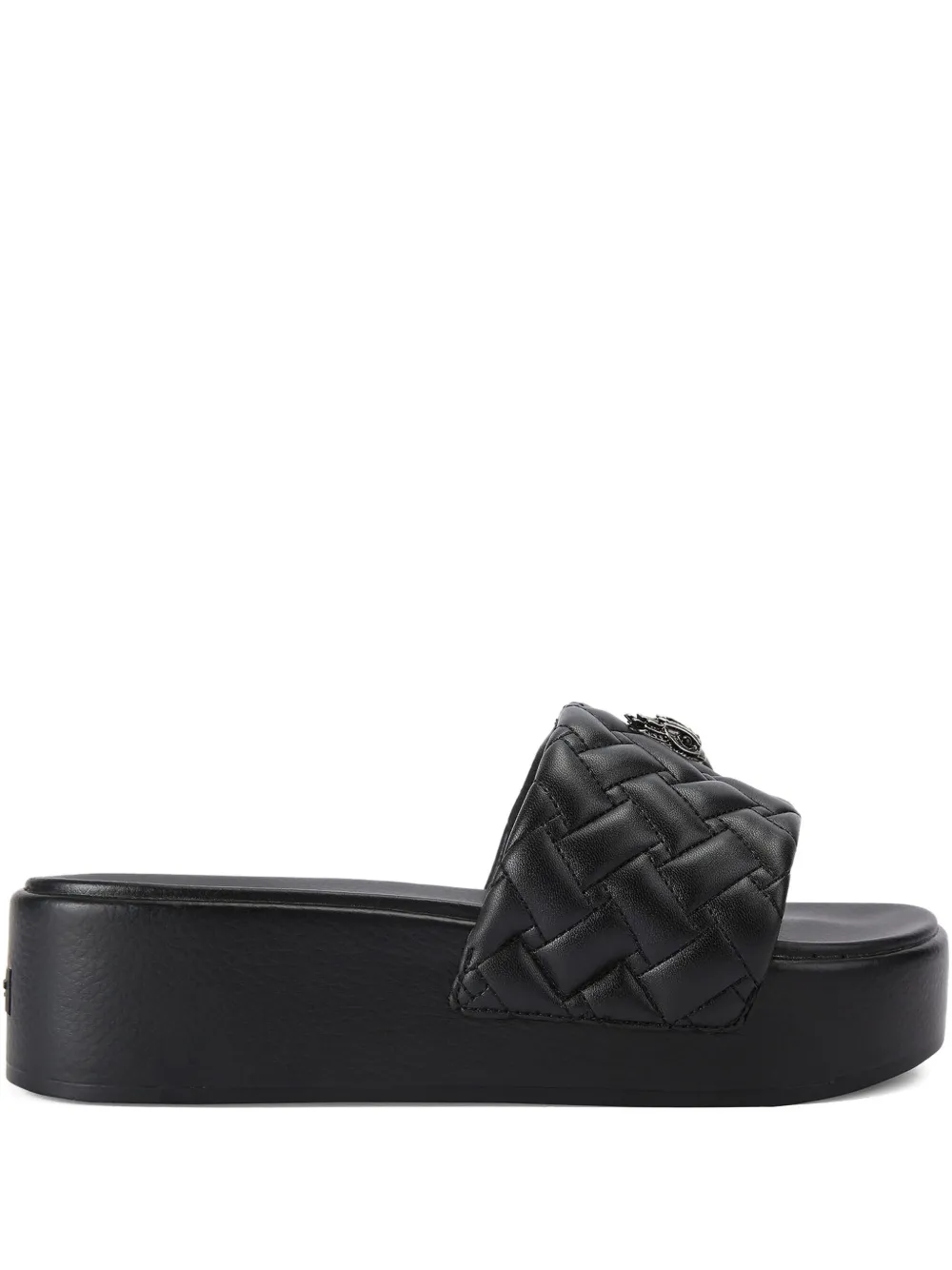Kurt Geiger London Meena sandalen met plateauzool Zwart