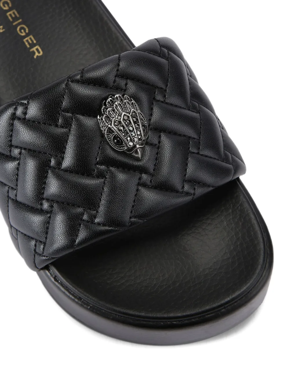 Kurt Geiger London Meena sandalen met plateauzool Zwart