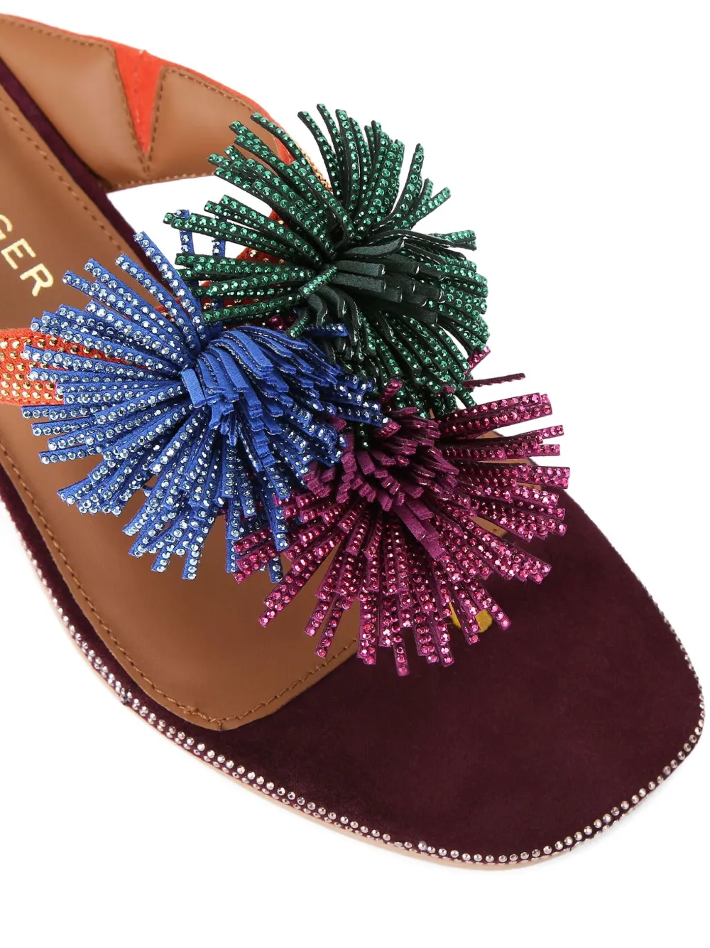 Kurt Geiger London 30 mm Pom sandalen Blauw