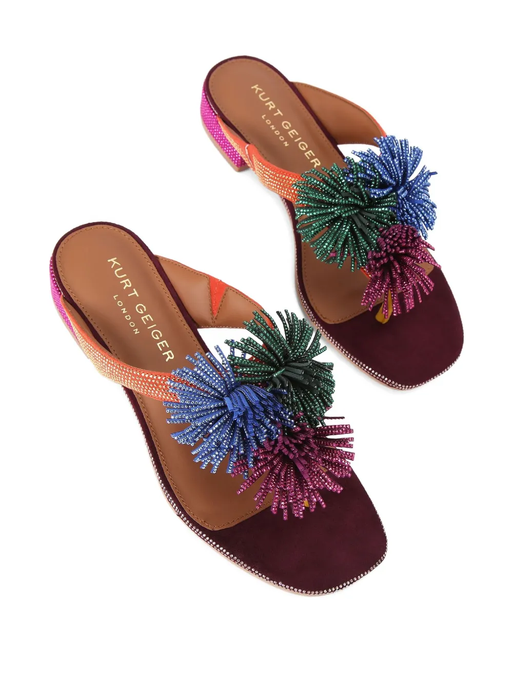 Kurt Geiger London 30 mm Pom sandalen Blauw