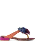 Kurt Geiger London 30mm Pom Pom sandals - Blue