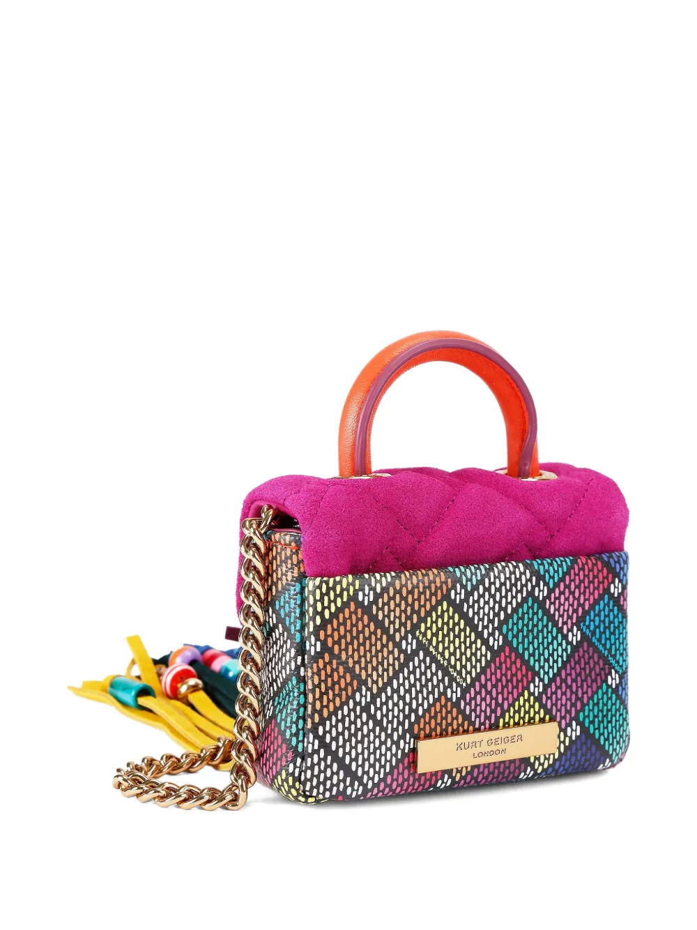 Kurt Geiger London Kensington fringed mini bag | Mini Bags | Image 2