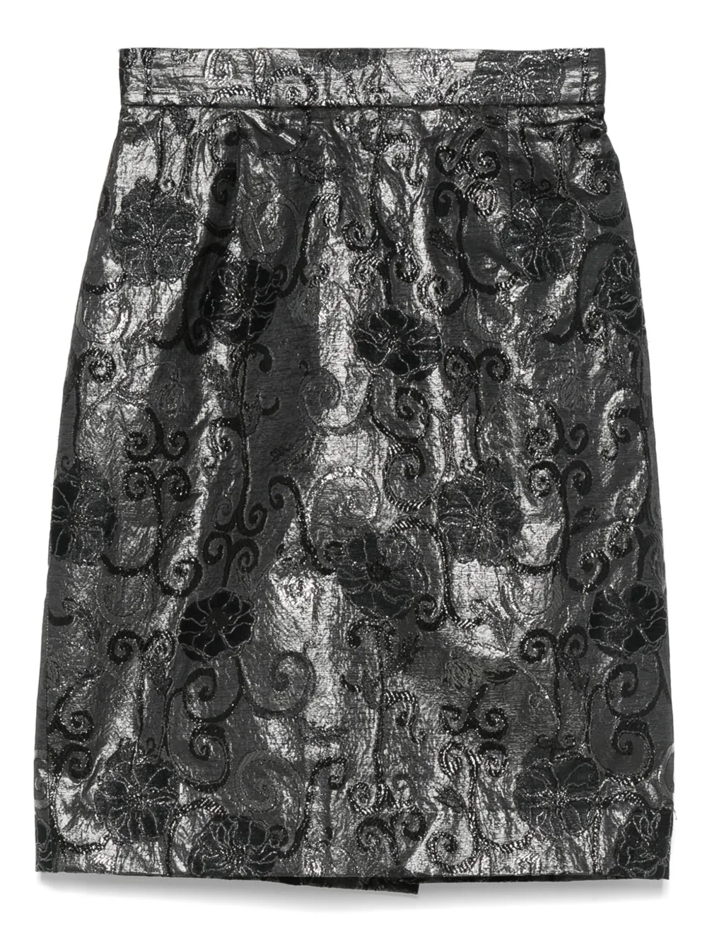 Givenchy Pre-Owned x McQueen 1990s floral-pattern skirt | Grey | Image 1