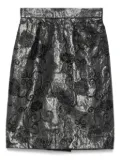 Givenchy Pre-Owned x McQueen 1990s floral-pattern skirt - Grey