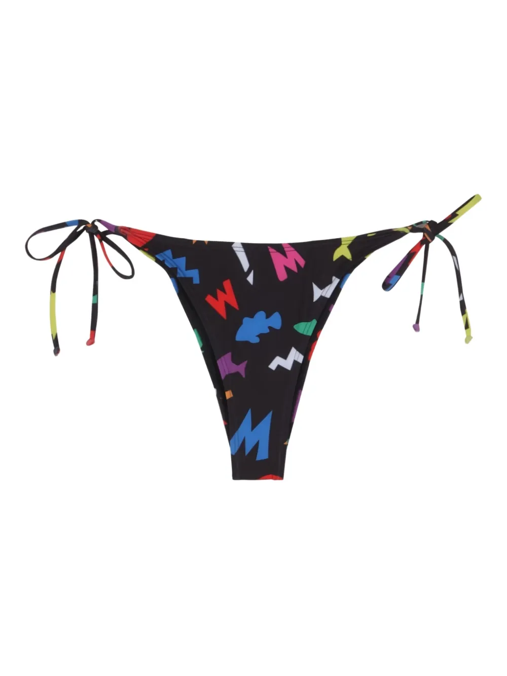 Moschino graphic-print bikini bottom - Nero