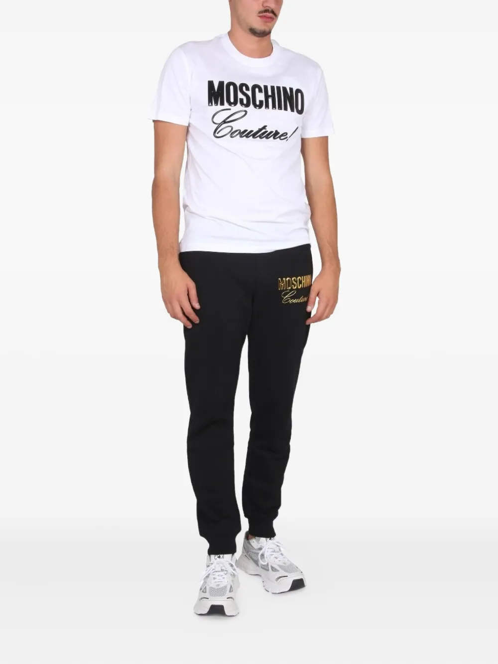 Moschino logo T-shirt - Wit