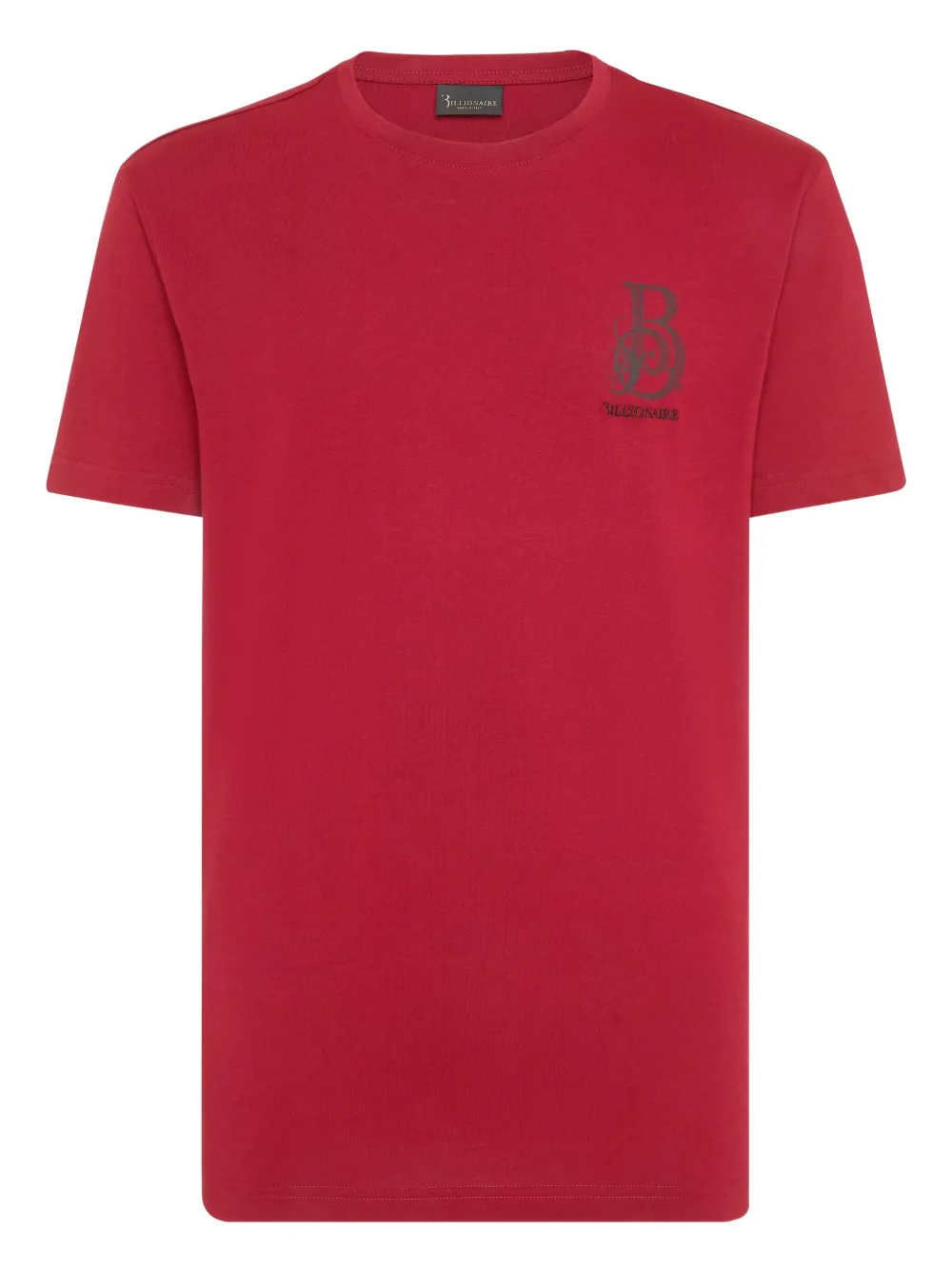 logo-embroidered cotton T-shirt
