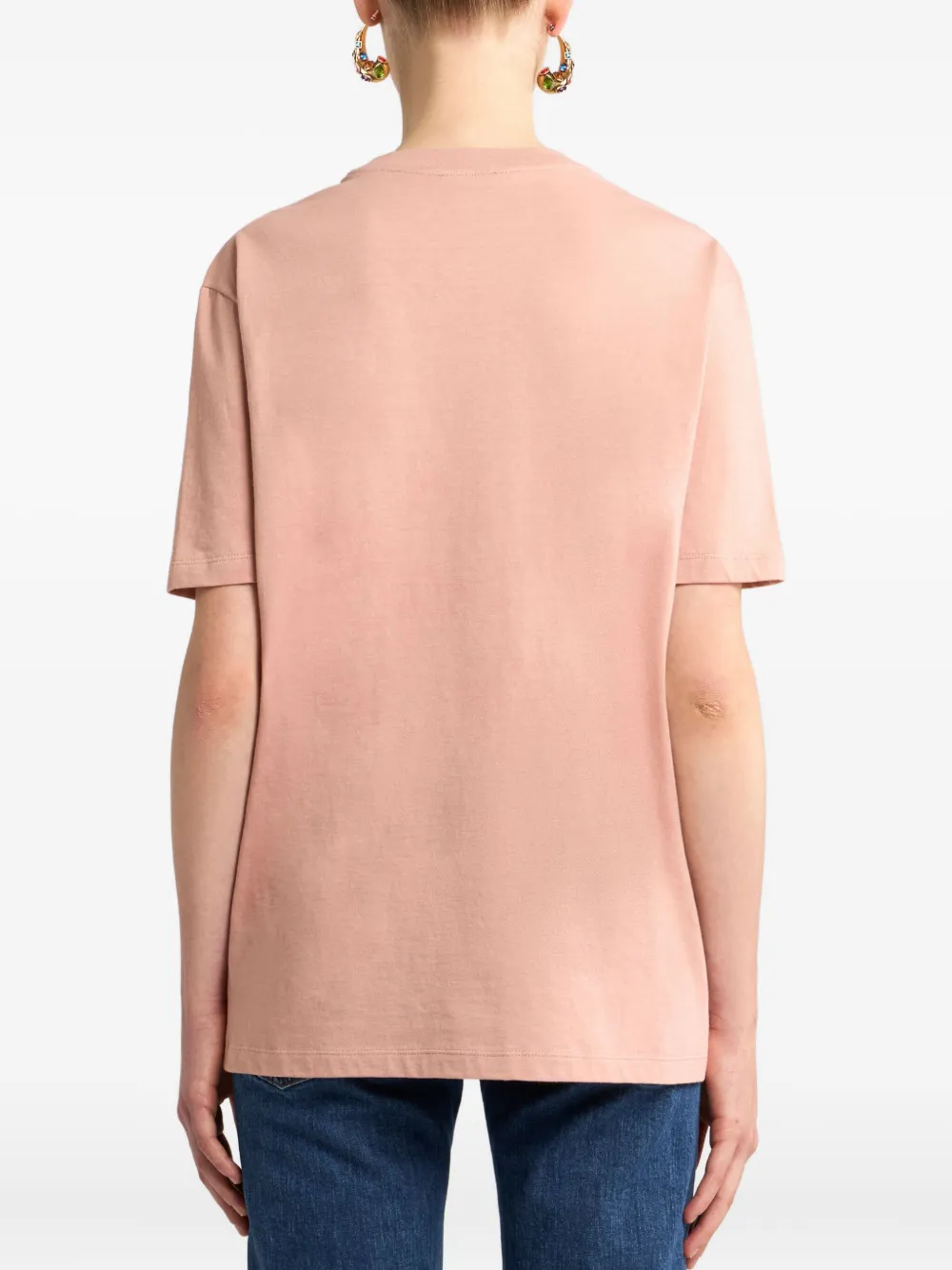 ETRO T-shirt met Pegaso-patroon Roze