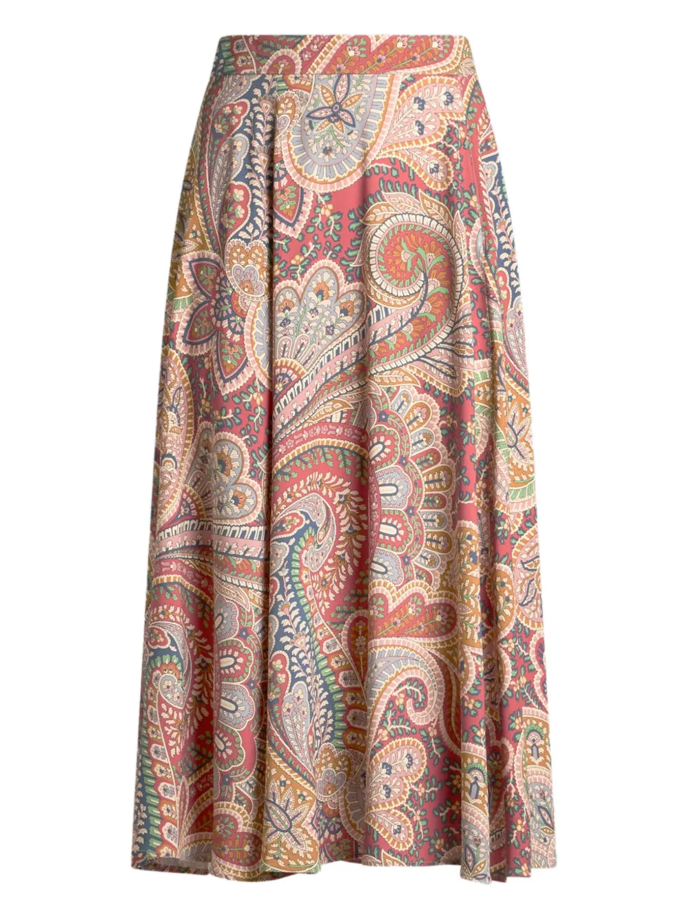 ETRO Midi-rok met paisley-print Rood