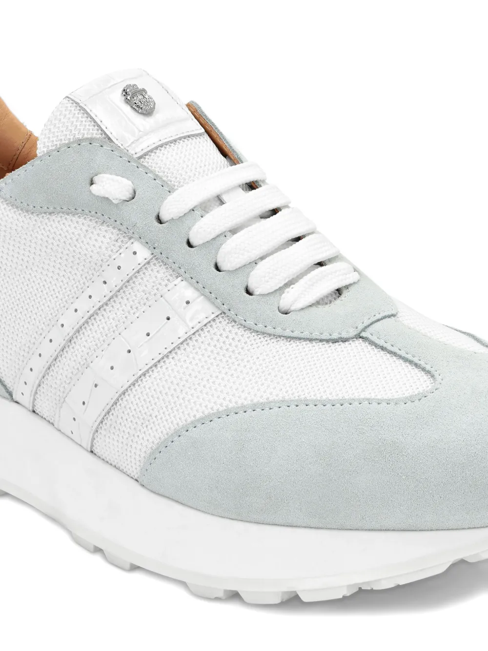 Billionaire panelled sneakers White