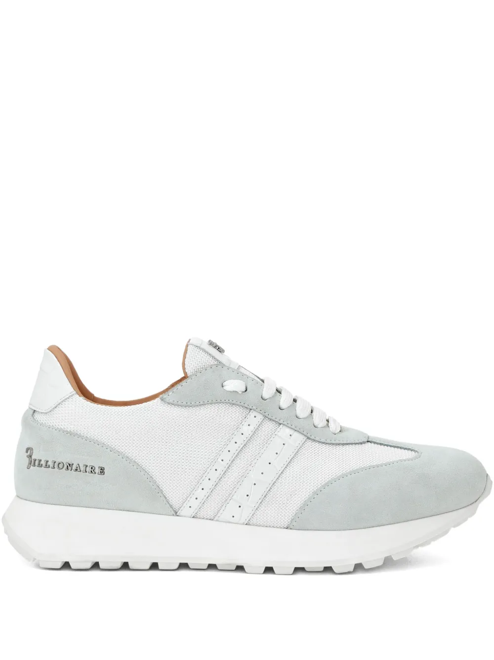 Billionaire panelled sneakers White