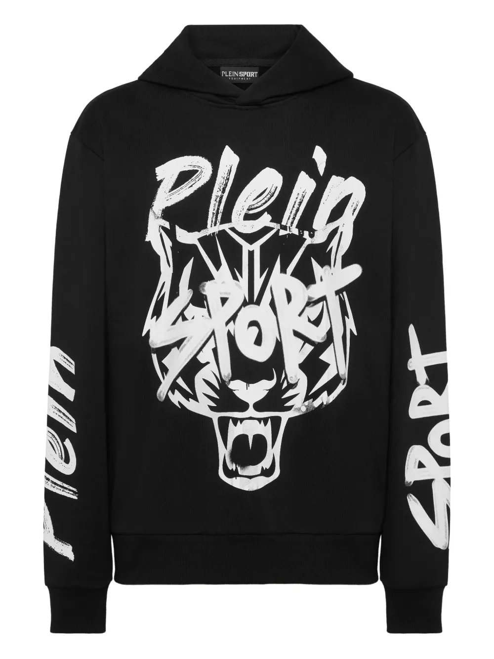 Plein Sport Felpa con stampa grafica - Nero