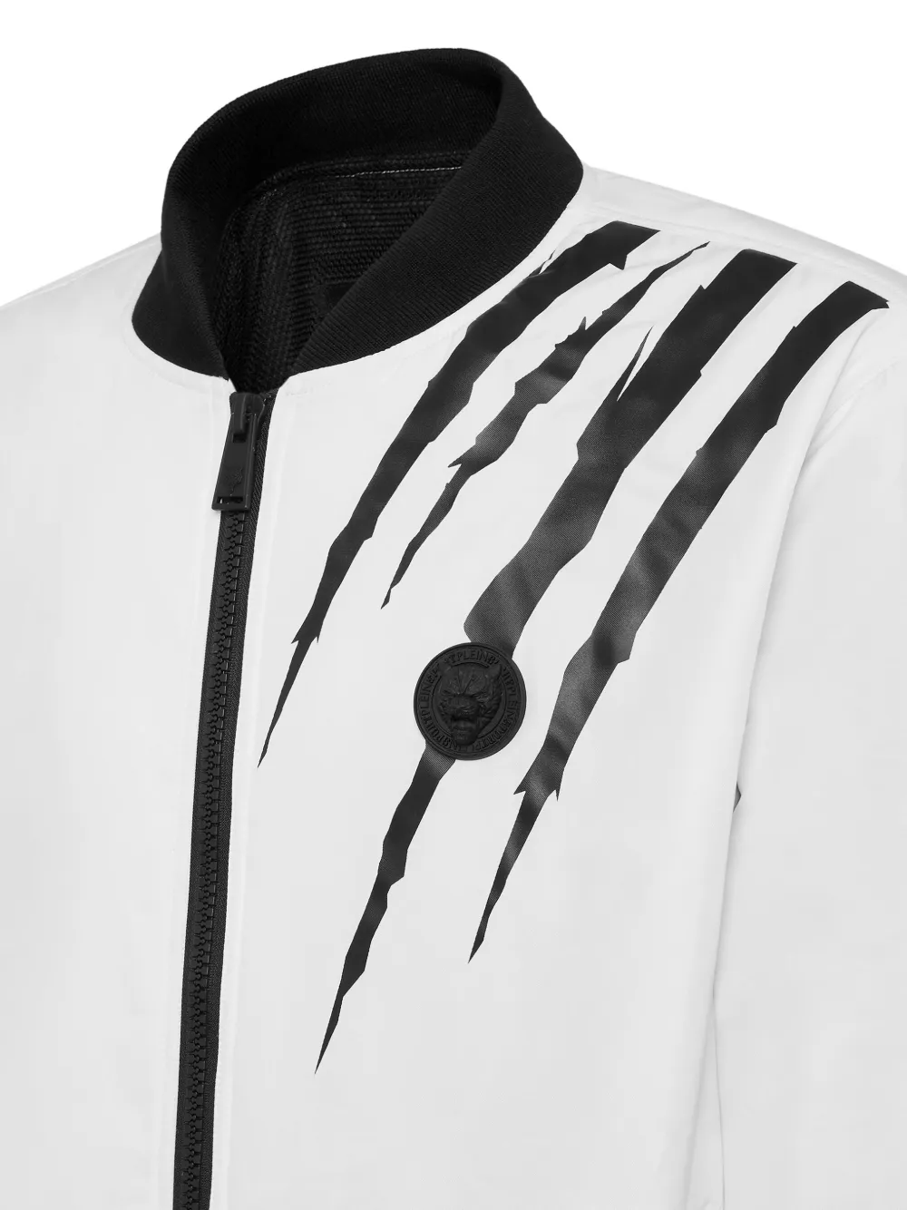 Plein Sport Scratch bomberjack Wit