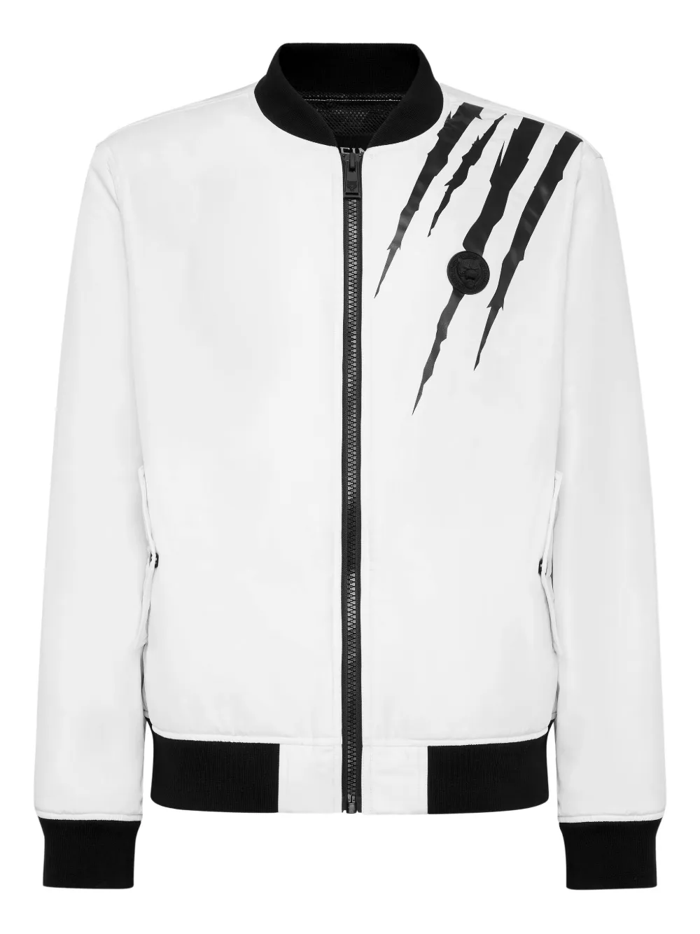 Plein Sport Bomber Scratch - Bianco