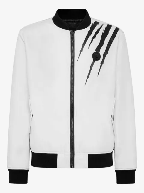 Plein Sport scratch bomber jacket