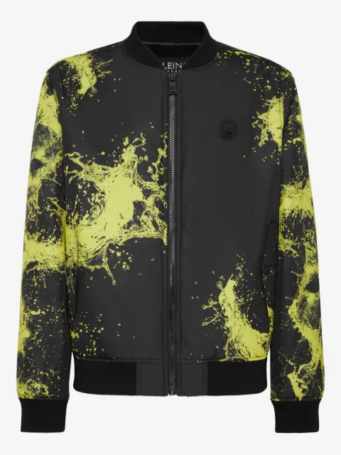 Plein Sport splash bomber jacket