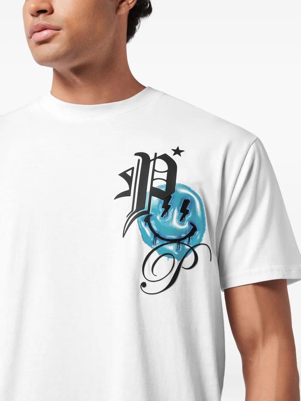 Philipp Plein Smile Balloon T-shirt Wit