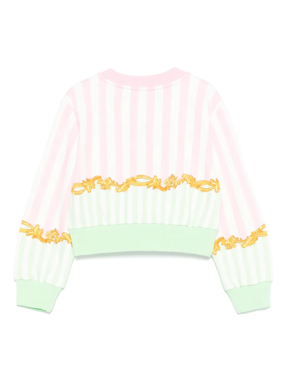 Versace Kids Sweater met logoprint Roze
