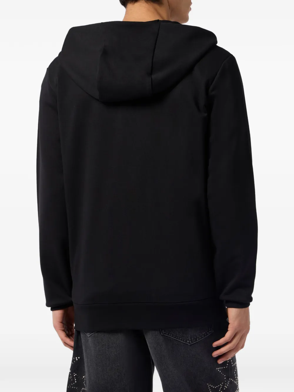 Philipp Plein Hoodie met rits Zwart