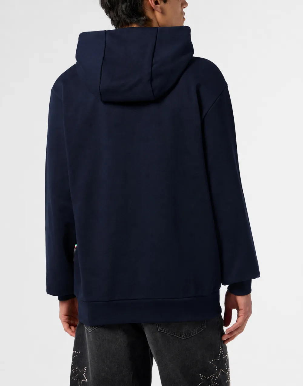 Philipp Plein Greatness fleece hoodie Blauw