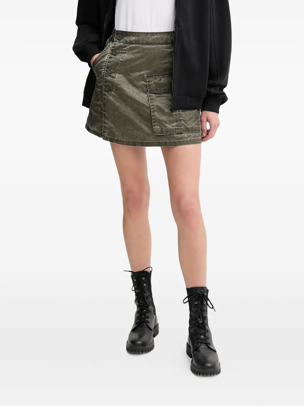 Alpha Industries Cargo rok met logodetail Groen