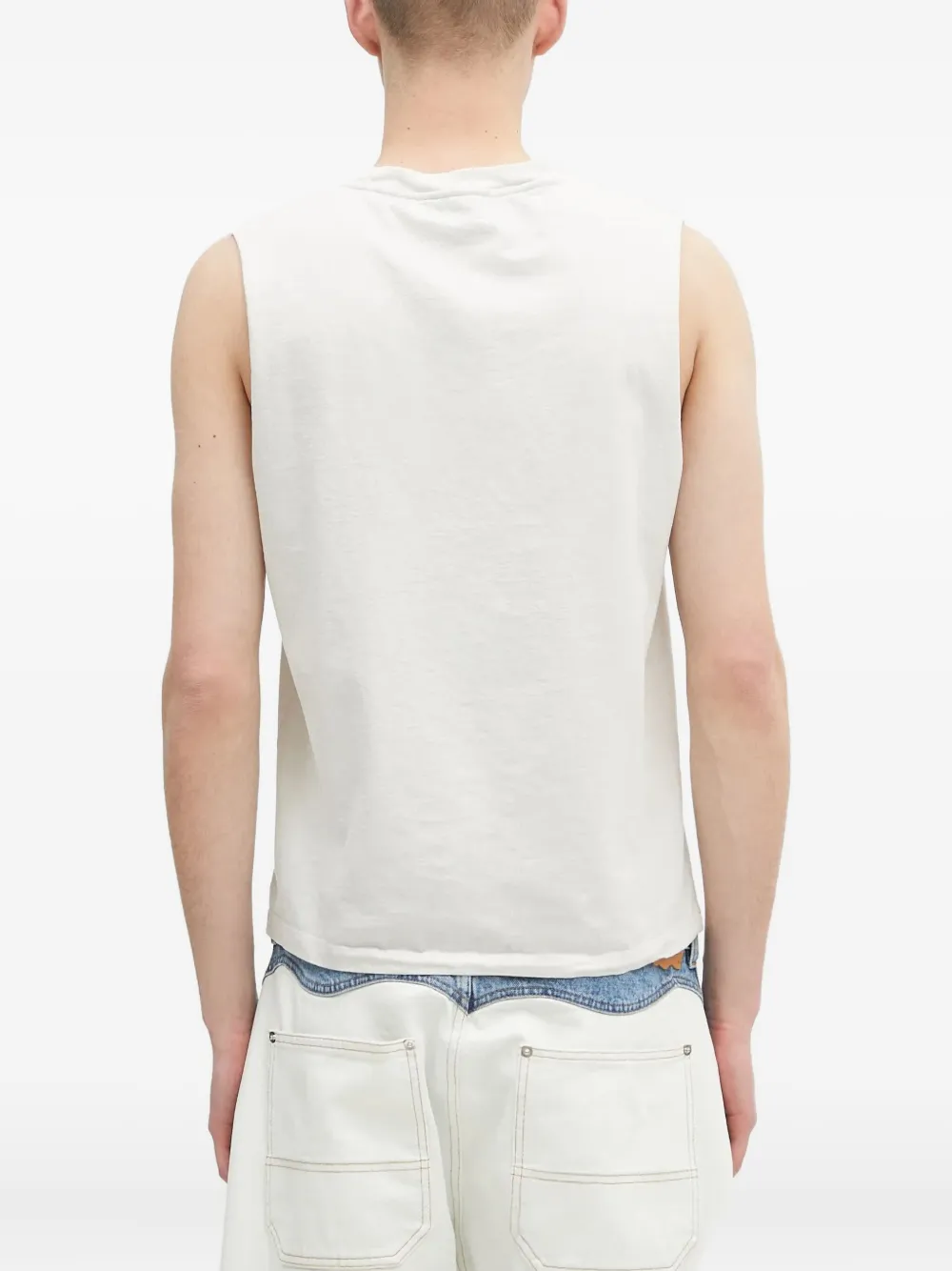 Aries bedrukt T-shirt Wit