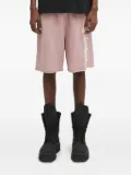 Aries Aged Ancient Column print shorts - Pink