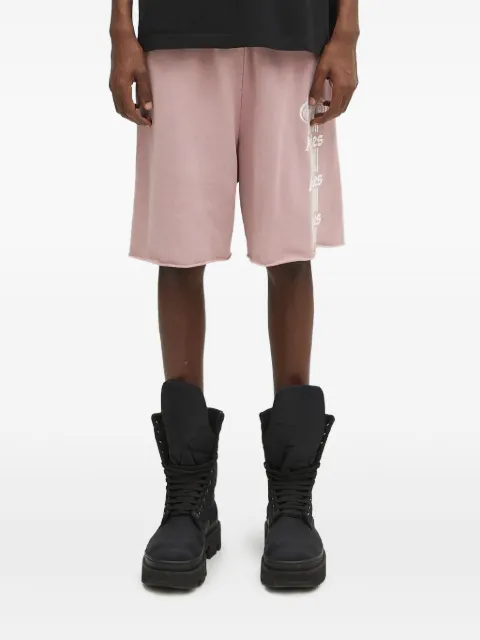 Aries Aged Ancient Column print shorts