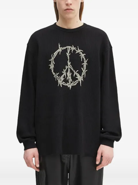Aries  waffle-knit long-sleeve t-shirt