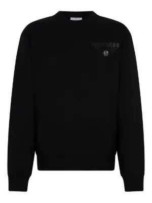 Dolce & Gabbana logo-embroidered Sweater | Black | FARFETCH