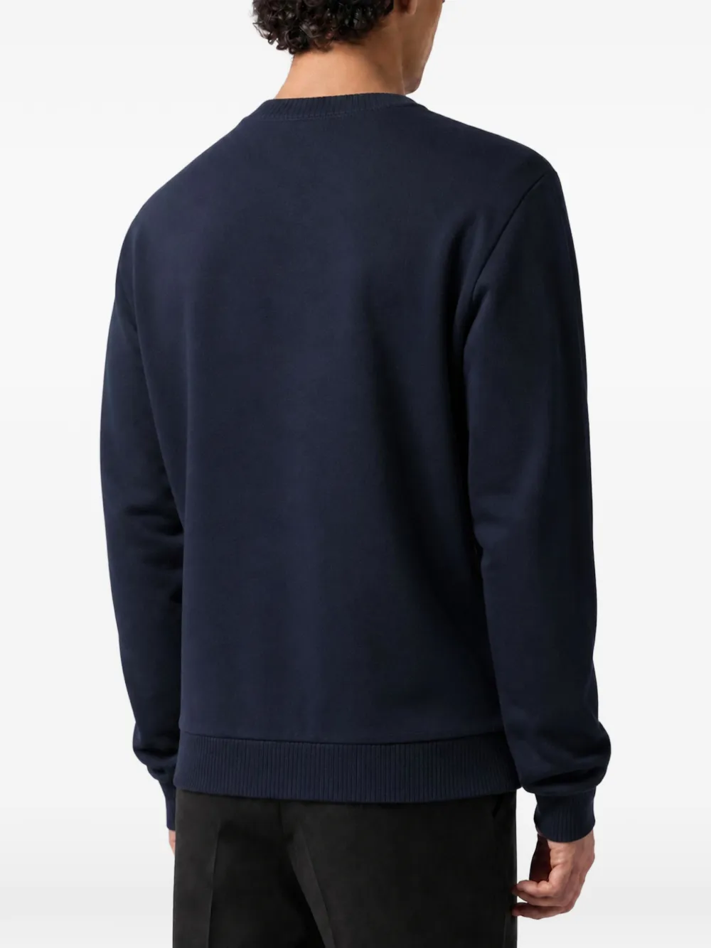 Philipp Plein Greatness fleece sweater met ronde hals Blauw
