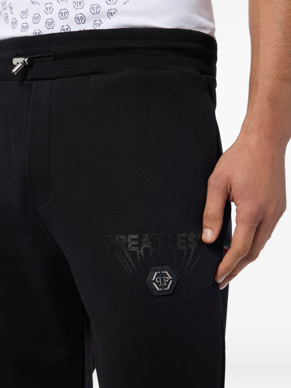 Philipp Plein Trainingsbroek met logo Zwart