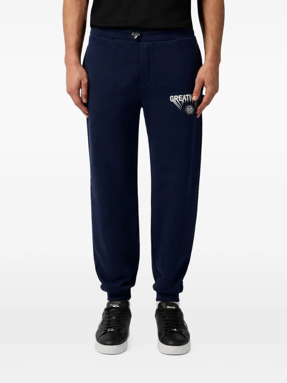 Philipp Plein Greatness fleece joggingbroek Blauw