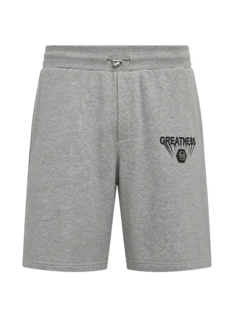 Philipp Plein fleece shorts Greatness