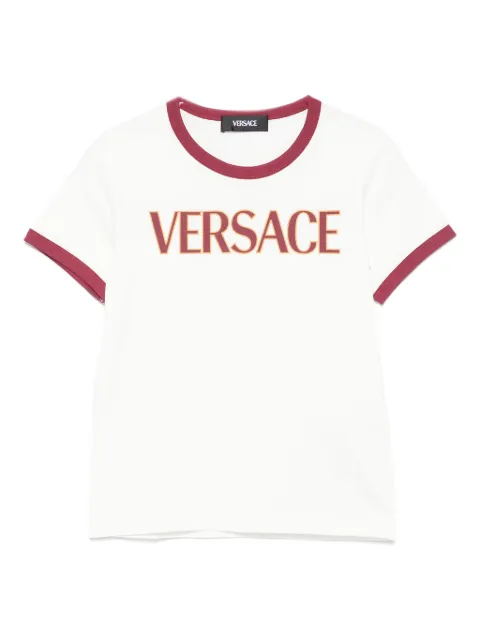 Versace Kids تيشيرت بطبعة شعار الماركة