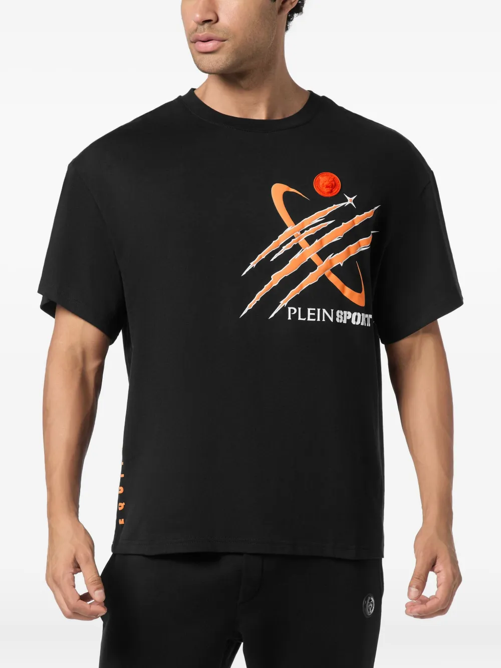 Plein Sport Mercury T-shirt met print - Zwart