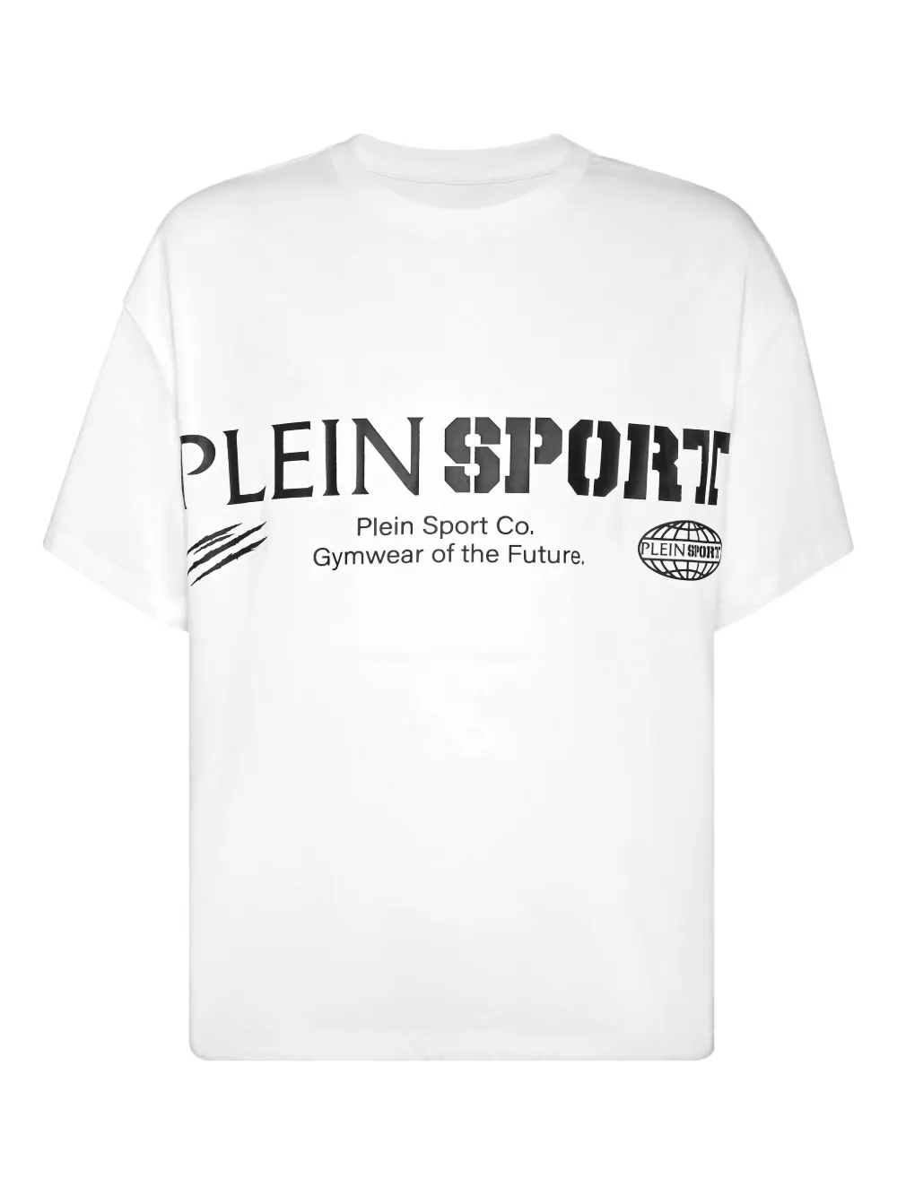Plein Sport playera con logo estampado y cuello redondo | blanco | Image 1