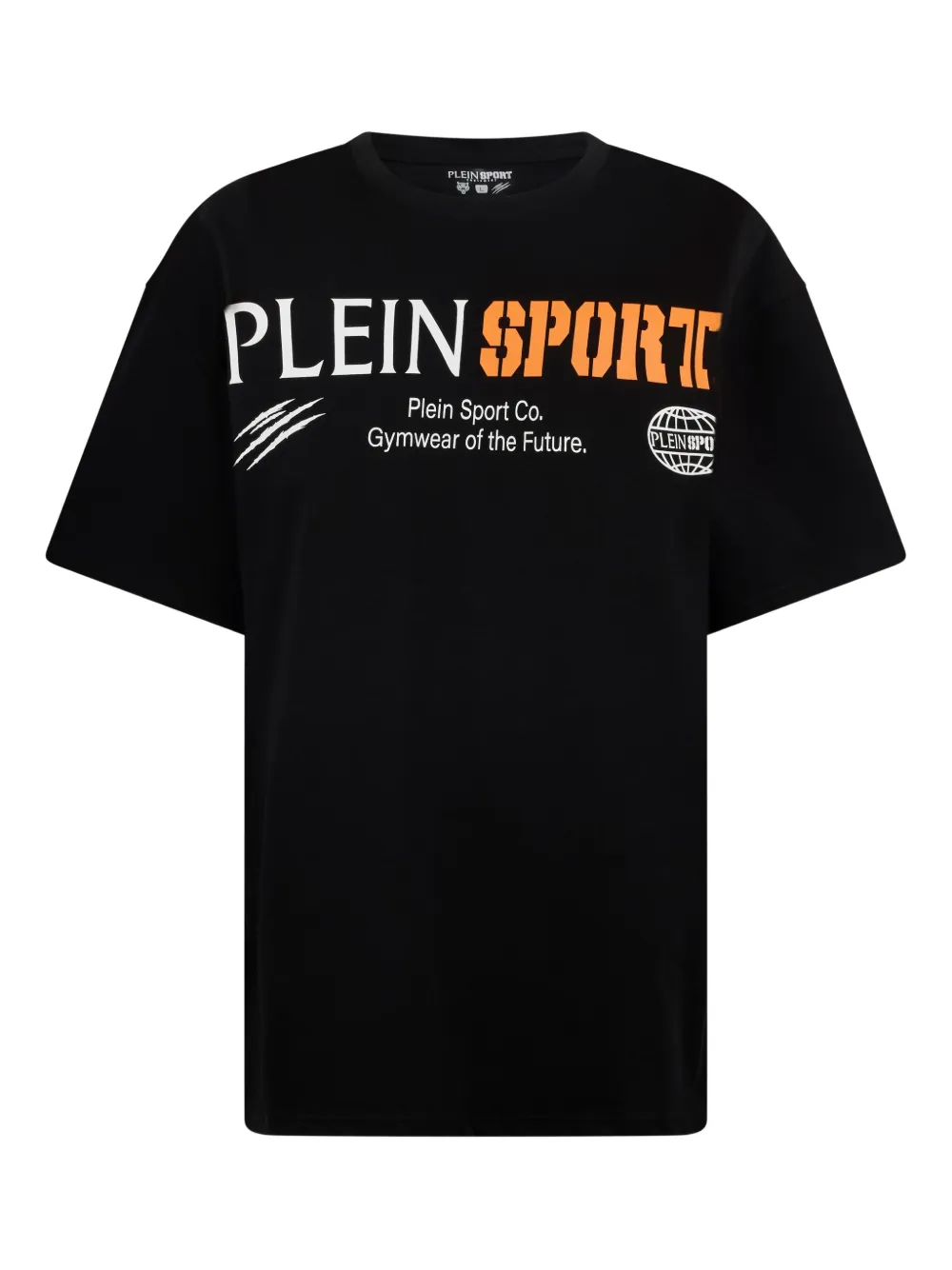 Plein Sport round-neck logo T-shirt - Nero