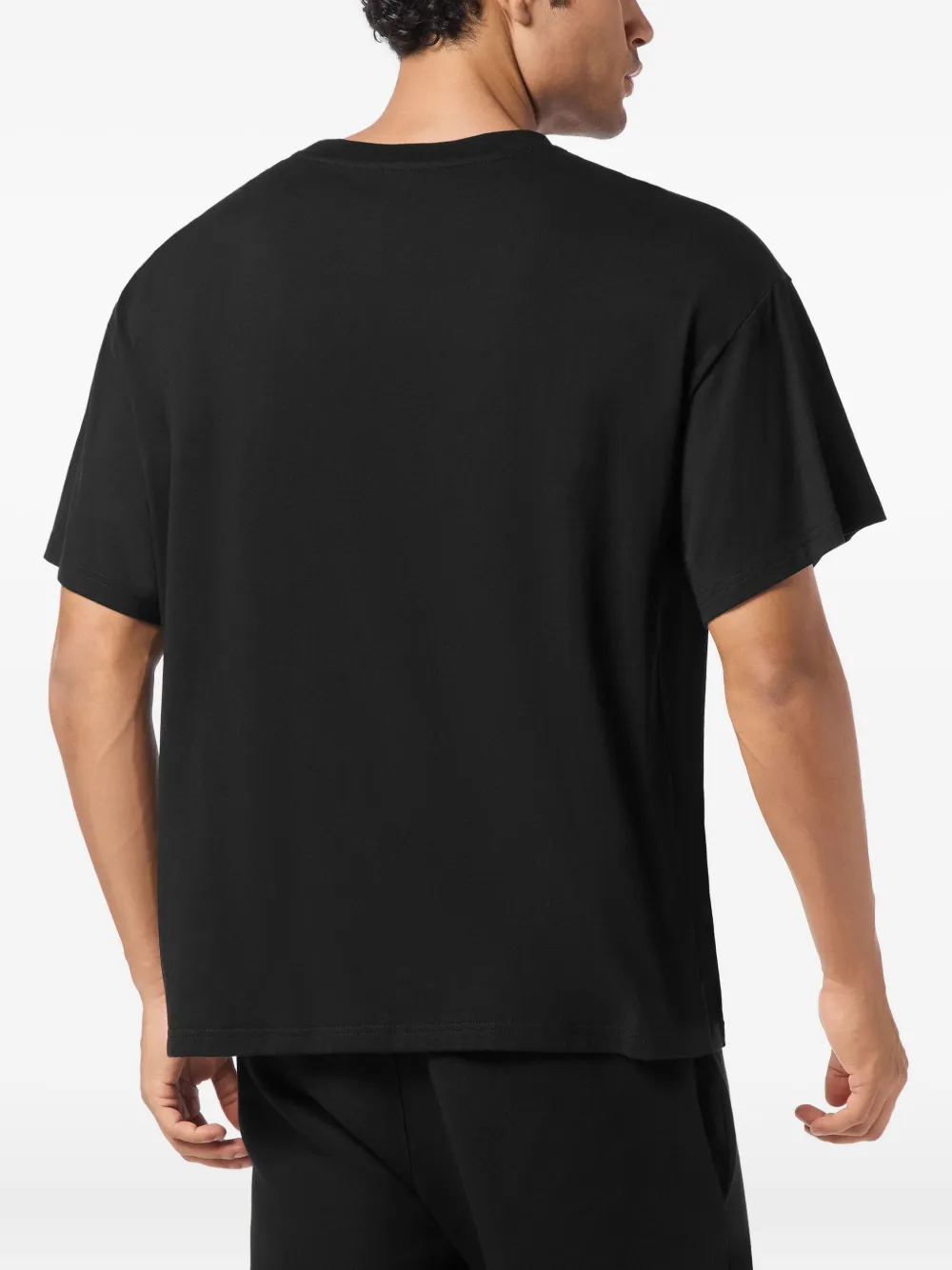 Plein Sport T-shirt met logostreep Zwart