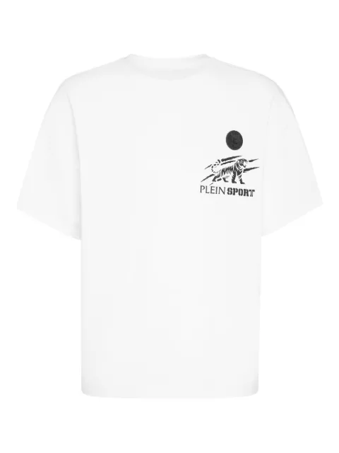 Plein Sport playera con estampado Tiger